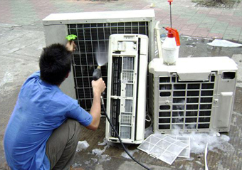上海嘉定区松下空调维修售后案例